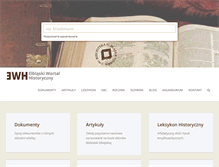 Tablet Screenshot of historia.bibliotekaelblaska.pl