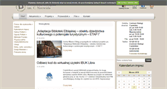 Desktop Screenshot of bibliotekaelblaska.pl