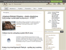 Tablet Screenshot of bibliotekaelblaska.pl