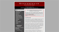 Desktop Screenshot of konferencja.bibliotekaelblaska.pl